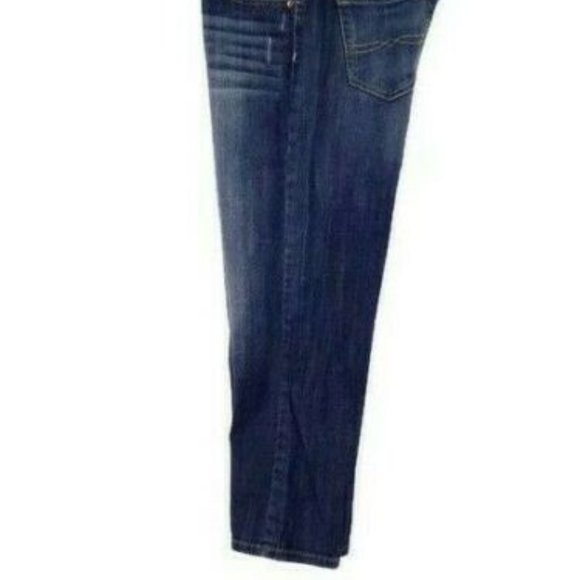 Lucky Brand Easy Rider Blue Stonewash Distressed Denim Capri Jeans Womens Size 8 - Picture 10 of 14